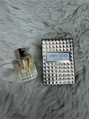 Jimmy Choo Illicit Mini — Silver & Clear Glass